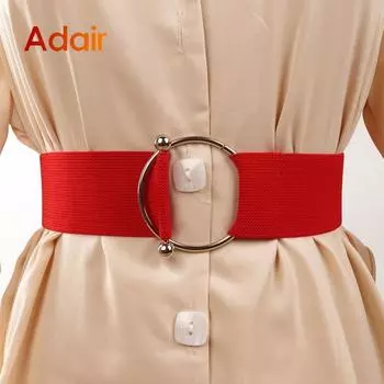 Эластичный пояс для дам, модный женский дизайнерский пальто, платье, сплошной цвет, женские поясные ремни, высококачественный роскошный эластичный ремень DT029 70cm белый