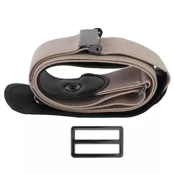 Эластичный поясной ремень Модные джинсы брюки эластичный ремень для женщин и мужчин Аксессуары для одежды Пряжка цвета хаки хаки