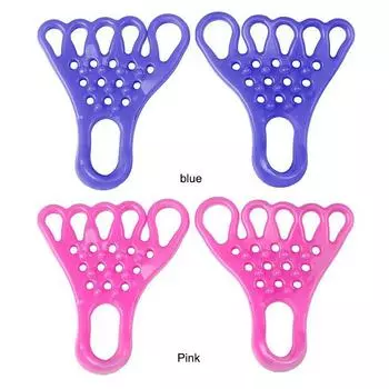 Эластичный растягиватель пальцев ног, разделитель пальцев ног с точками массажа, распорка для пальцев ног, 5-пальцевый расширитель, выпрямитель для йоги и фитнеса розовый