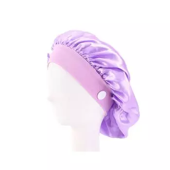 Эластичный регулируемый чехол для волос, дышащая полиэстеровая унисекс, пылезащитная шапка для волос фиолетовый