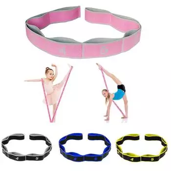 Эластичный ремень, эспандеры для тренировок по гимнастике, йоге, тренажер для латинских упражнений серый