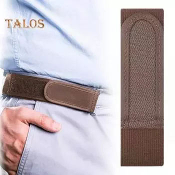 Эластичный ремень для мужчин и женщин, без пряжки, невидимый мягкий регулируемый ремень, однотонная застежка, эластичный материал, сверхмягкая подкладка, пояс S серый