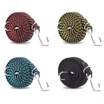 Эластичный резиновый багажный трос Ремень для электромобиля Эластичный трос для мотоцикла Ремень для перевозки грузов Аксессуары для верховой езды Багажный ремень