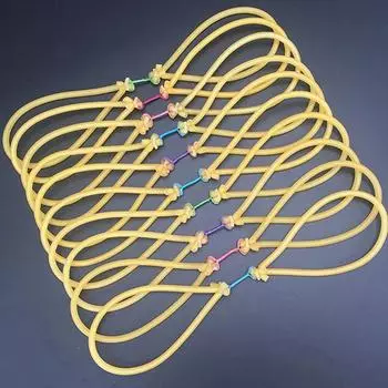 Эластичный резиновый ремешок для рыбалки, замена катапульты, использование на рыболовном гарпуне One size жёлтый