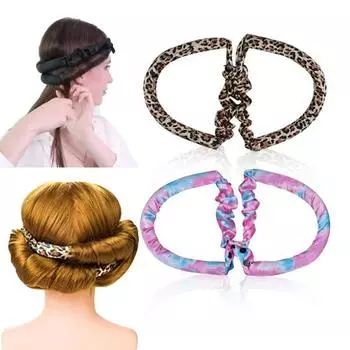 Эластичный ролик для волос своими руками