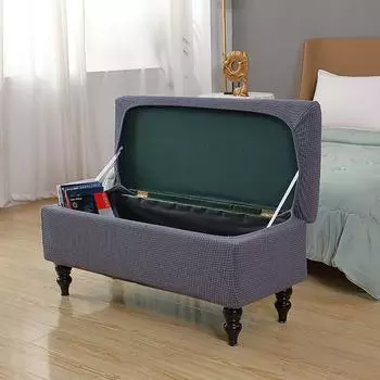 Эластичный шейкер, бархатный чехол на табурет для хранения, чехол для подставки для ног, чехол для дивана, чехол для подставки для ног с прорезями для стула S верблюд