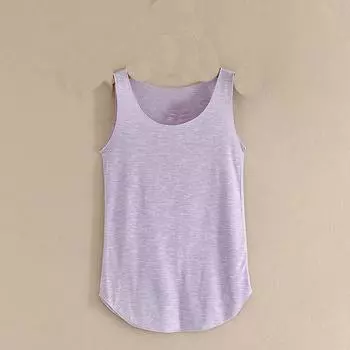 Эластичный широкий свободный повседневный жилет из хлопка с бретельками на плечах Average Size белый