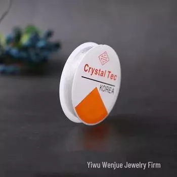 Эластичный шнур для круглых хрустальных буддийских бусин: Браслет, Ожерелье и Нефритовая Нить для Нанизывания.