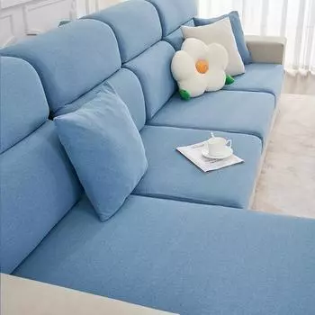 Эластичный тканевый чехол для дивана, универсальный чехол для диванной подушки «все включено», чехол для дивана, всесезонная универсальная шляпа для дивана, комбинация для двух человек S