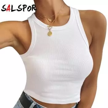 Эластичный топ на бретелях, женская базовая рубашка без рукавов, жилет для бега, женская верхняя одежда для самосовершенствования, тонкая укороченная женская майка