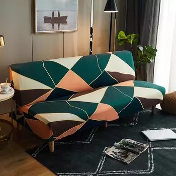 Эластичный универсальный чехол для дивана-кровати, складной диван-кровать, эластичный чехол для дивана с молочно-шелковой шлифовкой 160-190