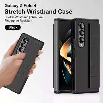 Эластичный защитный чехол на браслет для Samsung Galaxy Z Fold 3 Fold 4 5g Dropproof Business Phone Case Fold4 Skin Feel Back Cover For Galaxy Z Fold 3