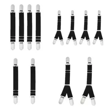 Эластичный зажим для чулок, подвязки, рубашка, регулируемые аксессуары для подвязок, регулируемый пояс для подвязок 2PCS I Style