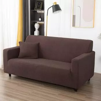 Эластичный жаккардовый чехол для дивана, эластичный чехол для дивана, секционный L-образный чехол для дивана, угловой чехол для гостиной, 1/2/3/4 сиденья 1 seat (90-140cm)