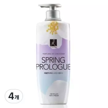 Эластин Парфюмированный кондиционер с ароматом Spring Prologue, 600 мл, 4 шт.