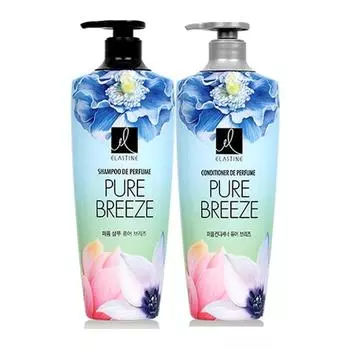 [Эластин] Парфюмированный шампунь-кондиционер Pure Breeze 600 мл Выбрать 1 Shampoo