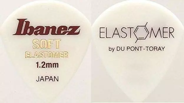Эластомерный медиатор Ibanez Jazz типа SOFT EL18ST12 Медиатор Toray DuPont 1 шт.