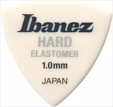 Эластомерный медиатор Ibanez серии EL, медиатор Toray DuPont EL8HD10, острый угол, форма онигири, жесткая, 1,0 мм