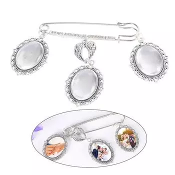 Элегантная брошь-подвеска для фотографий, фотоподнос, уникальная памятная бижутерия, брошь-рамка для фотографий, свадебный аксессуар, подарок для пары C