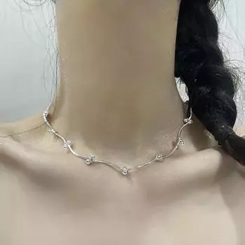 Элегантная цепочка с кисточками и шариком, кулон, ожерелье для женщин, колье для девочек, новые модные украшения, подарок, вечерние воротники для женщин