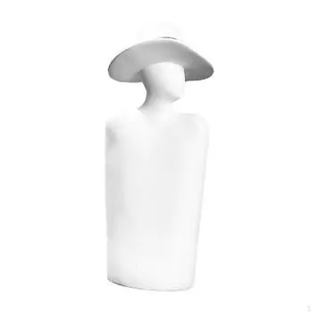 Элегантная дамская скульптура, статуэтка для домашнего декора - ручная работа, мастерство белый