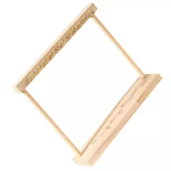 Элегантная деревянная подставка для украшений, деревянная стойка-подставка для ожерелий, стильные органайзеры для украшений для профессионального использования B