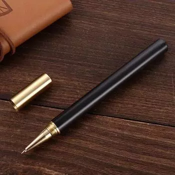 Элегантная деревянная шариковая ручка, наконечник 0,5 мм, легкий пишущий инструмент, подходит для деловых и школьных канцелярских принадлежностей