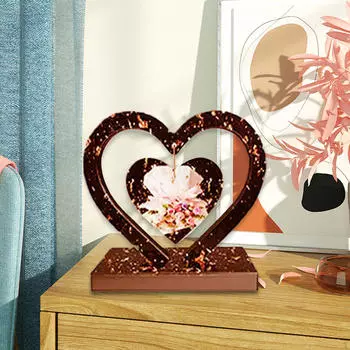 Элегантная фоторамка для художественной выставки из смолы Hollow Heart