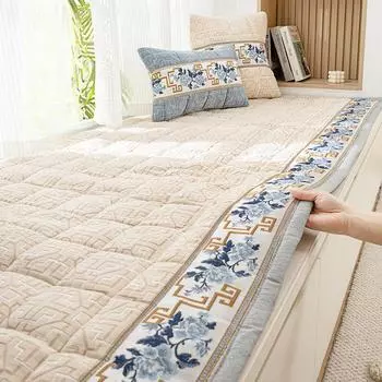 Элегантная космическая подушка для окна из синели, подушка для выступа, новый китайский стиль, новый высококачественный нескользящий коврик для балкона 50*50cm