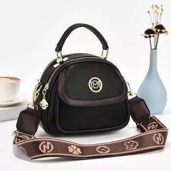 Элегантная кожаная женская сумка через плечо, сумка для покупок, новая женская модная сумка, винтажная женская сумка через плечо