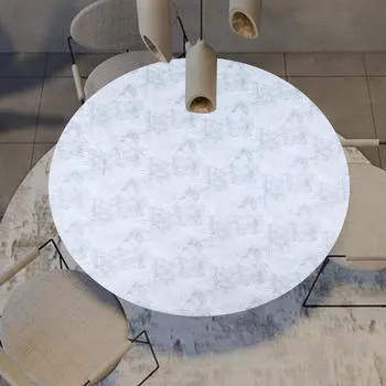 Элегантная круглая скатерть для обедов на открытом воздухе M