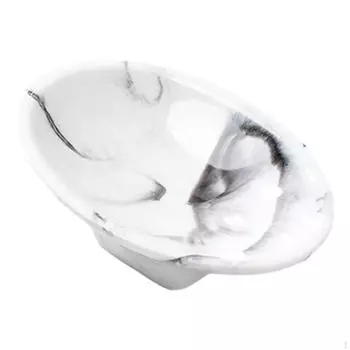 Элегантная овальная мыльница для ванной и кухни чёрный