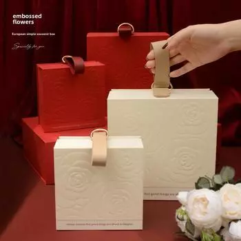 Элегантная подарочная коробка-сувенир для подружек невесты или на дни рождения — высококачественная, стильная пустая упаковка 15*7*15 cm