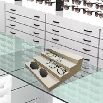 Элегантная подставка для хранения солнцезащитных очков и ювелирных изделий Gold White