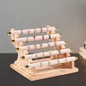 Элегантная подставка для колец — стильное решение для хранения ювелирных изделий для организации вашей коллекции серый