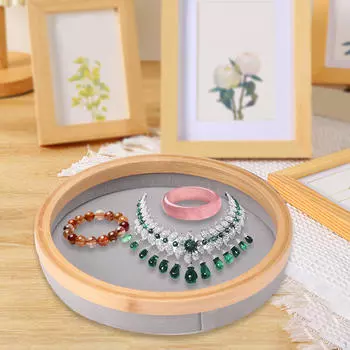 Элегантная подставка для ожерелий и браслетов серый