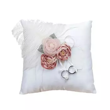 Элегантная подушка для свадебных колец на День святого Валентина, украшение для свадебного кольца