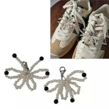 Элегантная подвеска для обуви в виде бабочки, украшение на сумку, украшение для обуви, телефонный брелок, добавьте стиль и индивидуальность вашей обуви 2