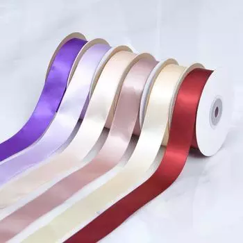 Элегантная полиэстеровая лента, атласная лента высокой плотности, подарочный цветок, лента для выпечки, торта, зашифрованные аксессуары для волос, развевающаяся лента, атласная лента, украшение для дома 1.5cm*18m/roll