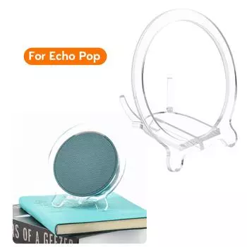Элегантная прозрачная подставка-держатель для динамика Amazon Echo Pop Home Device, прочный и надежный держатель, настольные крепления, аксессуары