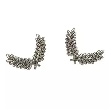 Элегантная ретро брошь в виде колоска пшеницы, сплав, легкий аксессуар для лацкана, ювелирное украшение для офиса, вечеринки, свадьбы серебряный