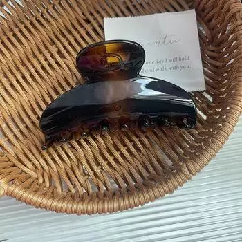 Элегантная ретро заколка для волос-арка 10 см, простая темпераментная акриловая заколка-акула для женских аксессуаров для волос Hair Claws