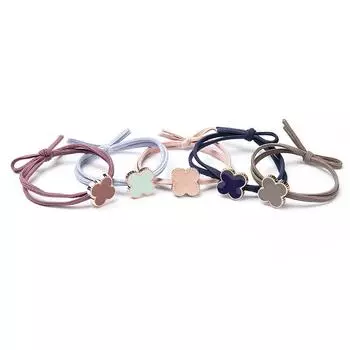 Элегантная резинка для волос для женщин и девочек, модная, милая, держатель для хвостика для свиданий, праздничных вечеринок Pink