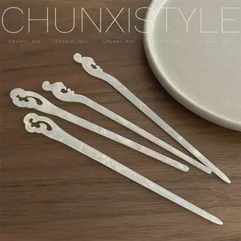 Элегантная шпилька для волос Acetic Auscious Cloud: Современный, простой головной убор в китайском стиле для женщин