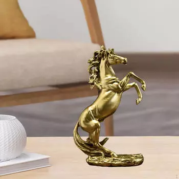 Элегантная скульптура лошади ручной работы, центральная часть стола для домашнего декора Style C