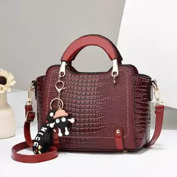 Элегантная сумка, универсальная женская сумка-шоппер на молнии с регулируемым ремешком, женские сумки, однотонные женские сумки через плечо