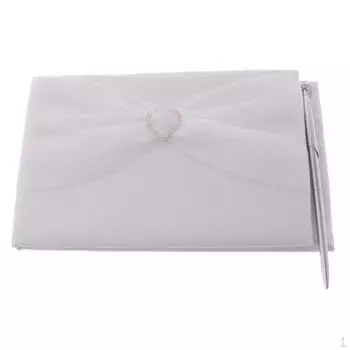 Элегантная свадебная гостевая книга и тюлевая вечеринка