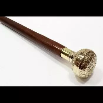 Элегантная трость с цветочной ручкой, трость с ручкой, деревянная Vinta