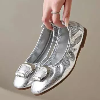 Элегантная удобная женская обувь без шнуровки 2024, новые кожаные женские туфли на плоской подошве с круглым носком, женские летние женские лоферы ручной работы на плоской подошве 35 чёрный