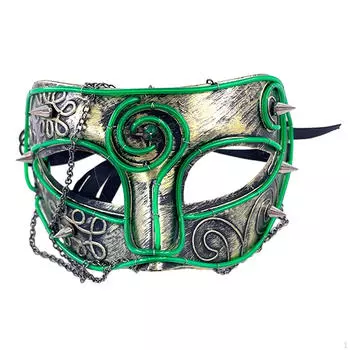 Элегантная венецианская маска для женщин и мужчин — идеальная для Хэллоуина, Рождества, вечеринок зелёный
